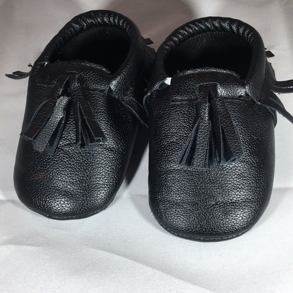 Baby Moccasins Black
